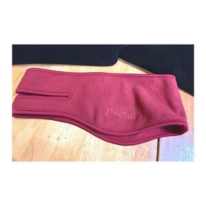 Duluth‎ Trading Co Fleece Headband Dark Red Ponytail Port XL 2XL 75062